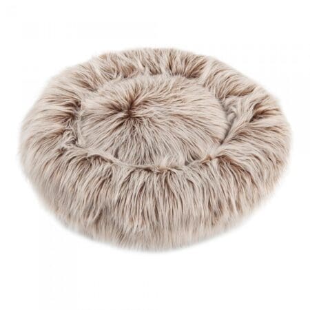 Cama Para Perro o Gato Snoozzy Glampet Donut Faux  26"